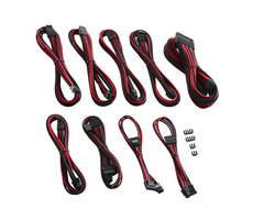 CableMod PRO ModMesh C-Series Kit für Corsair AXi & HXi & RM - Schwarz-Rot