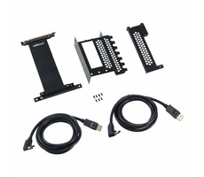 CableMod Vertikale PCI-e-Halterung - 2 x DisplayPort Schwarz
