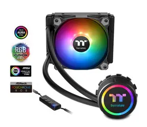 Thermaltake Water 3.0 120 ARGB Sync / Wasserkühlung / 25,8 dB bei 3000 U/min / Intel + AMD / Länge 326 mm