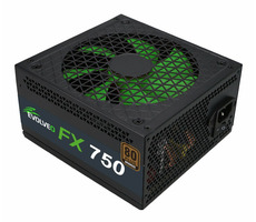 Evolveo FX 750 80Plus Bronze / 750 W / aktives PFC / ATX 12V 2,2 / 140-mm-Lüfter / 80PLUS Bronze / Schwarz