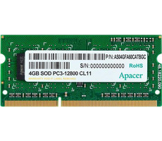 Apacer 4 GB 1600 MHz / SODIMM / DDR3 / CL11 / 1,5 V