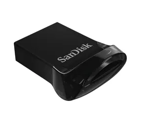 SanDisk Ultra Fit 32 GB schwarz / Flash Disk / 32 GB / USB 3.1 A / Geschwindigkeit bis zu 130 MB 