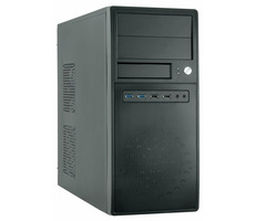 Chieftec CG-04B-OP schwarz / Mittlerer Tower / ATX / 2x USB 3.0 / 2x USB 2.0 / Ohne Stromquelle
