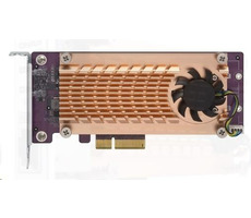 QNAP QM2-2P-244A / Erweiterungskarte für SSD M.2 22110 & 2280 / 2 Steckplätze / TVS-x82 & TS-x77 NAS-Unterstützung