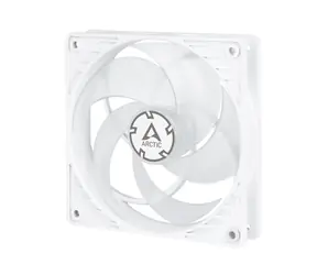 ARCTIC P12 PWM PST weiß-transparent / 120 mm / 200 - 1800 RPM / 95,65 m3h / 4-Pin-Stecker + 4-Pin-Buchse