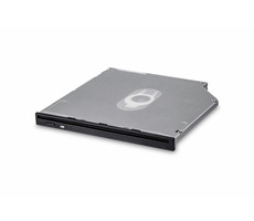 Hitachi-LG GS40N Slim schwarz / Internes Brennlaufwerk / DVD+-RW / SATA / Schreiben 6-8-12-24x / Lesen 6-8-24x