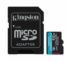 Kingston Canvas Go! PLUS microSDXC 512 GB mit Adapter / UHS-I V30 / U3 / Klasse 10
