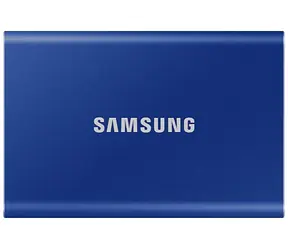Samsung T7 Externes SSD-Laufwerk 1 TB blau / Externe SSD / R: 1050 MB & W: 1000 MB / USB-C / 3 Jahre