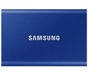 Samsung T7 2 TB blau / Externe SSD / R: 1050 MBs & W: 1000 MBs / USB-C / 3 Jahre