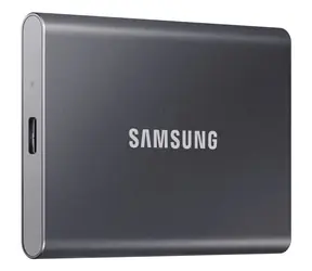 Samsung T7 Externes SSD-Laufwerk 1 TB grau / Externe SSD / R: 1050 MB & B: 1000 MB / USB-C / 3 Jahre