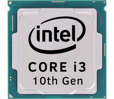 Intel Core i3-10100 bei 3,6 GHz - TRAY / TB 4,3 GHz / 4C8T / 6 MB / UHD Graphics 630/1200 / Comet Lake / 65 W