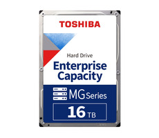 Toshiba Enterprise Capacity MG08 16 TB 512e / Festplatte / 3,5 Zoll / SATA 6 Gbit / 512 MB Cache / 7,2 KB / 7200 U/min / Intern / 5 Jahre