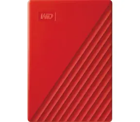 WD My Passport 4TB rot / externe Festplatte / 2,5" / USB 3.0 / 3J