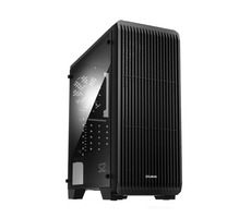 Zalman S2 schwarz / ATX / 1x USB 3.0 + 2x USB 2.0 / ohne Stromquelle / transparente Seite