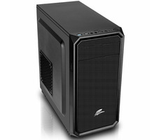 Evolveo Shaw 2 schwarz / mATX / 2x USB 2.0 + 1x USB 3.0 / ohne Netzteil / transparente Seite