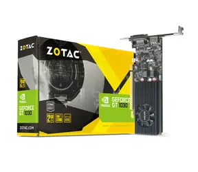 Zotac GT 1030 Low Profile / 1228-1468 MHz / 2 GB GDDR5 6 GHz / 64-Bit / HDMI + DVI / 30 W / Kundendienst