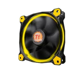 Thermaltake Riing 14 LED gelb / Lüfter / 140 x 140 x 25 mm / 1400 U/min / 28,1 dB