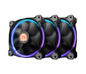 Thermaltake Riing 14 LED RGB (3 Stück) / Lüfter / 140 x 140 x 25 mm / 1400 U/min / 28,1 dB