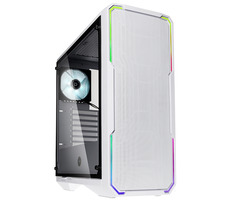 Bitfenix Enso Mesh RGB weiß / E-ATX / 2xUSB 3.0 / 2x120mm / ohne Stromquelle / transparente Seite
