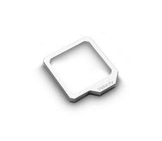 EKWB EK- Quantum Velocity Rahmen - Nickel / ästhetischer Rahmen für den EK-Velocity Wasserblock