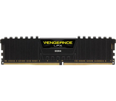 Corsair Vengeance LPX Schwarz 8GB (1x8GB) 3000 MHz / DDR4 / PC4-24000 / CL16-20-20-38 / 1,35V / XMP2.0 / mit Kühler
