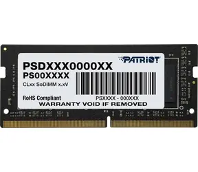 Patriot Signature 4 GB (1 x 4 GB) 2666 MHz / SO-DIMM / DDR4 / CL19 / ungepuffert / nicht ECC / 1,2 V
