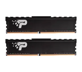 Patriot Signature Premium 16 GB (2 x 8 GB) 2666 MHz schwarz / DDR4 / Non-ECC / Ungepuffert / CL19 / 1,2 V 