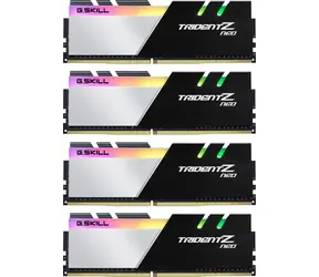 G.Skill Trident Z Neo 32GB (4x8GB) 3600MHz schwarz / DDR4 / 16-19-19-39 / 1,35V / XMP 2.0 / LED-Hintergrundbeleuchtung 
