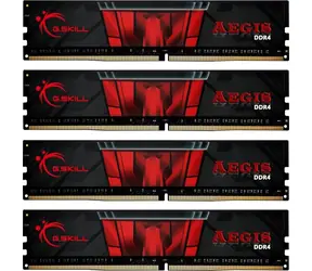 G.Skill Aegis 64GB (4x16GB) 3200MHz schwarz / DDR4 / CL16-18-18-38 / 1,35V / XMP 2.0