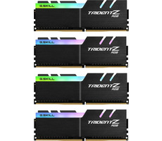 G.Skill Trident Z RGB 32 GB (4 x 8 GB) 3200 MHz schwarz / DDR4 / CL16-18-18-38 / 1,35 V / XMP 2.0 / LED-Hintergrundbeleuchtung / Nachverkauf