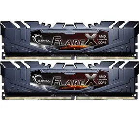 G.Skill FlareX AMD 16GB (2x8GB) 3200MHz schwarz / DDR4 / CL16-18-18-38 / 1,35V / XMP 2.0