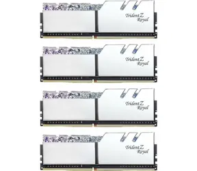 G.Skill Trident Z Royal Silver 64 GB (4 x 16 GB) 3600 MHz / DDR4 / CL16-19-19-39 / 1,35 V / XMP 2.0 / LED-Hintergrundbeleuchtung