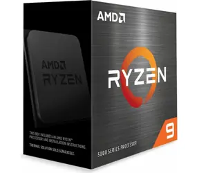 AMD RYZEN 9 5950X bei 3,4 GHz / Turbo 4,9 GHz / 16C32T / L1 512 kB L2 8 MB L3 64 MB / AM4 / Zen 3 / 105 W