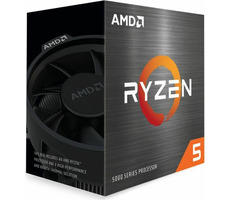 AMD RYZEN 5 5600X bei 3,7 GHz / Turbo 4,6 GHz / 6C12T / L1 192 kB L2 3 MB L3 32 MB / AM4 / Zen 3 / 65 W