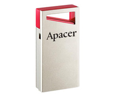 Apacer AH112 64GB silber-rot / USB-Stick / USB 2.0 