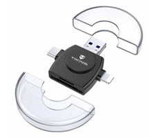 Viking VR4V1B schwarz / externer Speicherkartenleser 4V1 / USB 3.0
