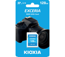 KIOXIA EXCERIA SDXC 128 GB / Klasse 10 / UHS-I U1 / Lesen: 100 MB