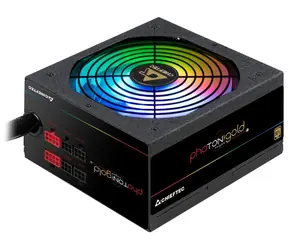 Chieftec GDP-750C-RGB Photon Gold 750 W / ATX / 650 W / 90 % Effizienz / Aktiver PFC / 140 mm RGB / halbmodular