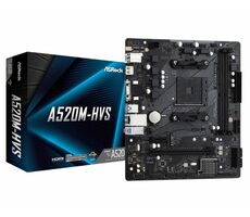 ASRock A520M-HVS / AMD A520 / DDR4 / SATA III RAID / USB / GLAN / M.2 / sc.AM4 / mATX