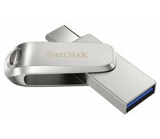 SanDisk Ultra Dual Drive Luxe 256 GB Silber / Flash-Disk / USB-A 3.1 & USB-C 3.1 / Lesen: 150 MB