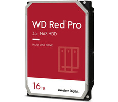 WD Red Pro 16 TB / HDD / 3,5" SATA III / 7.200 U/min / 512 MB Cache / 5 Jahre / für NAS