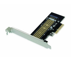 Conceptronic EMRICK05BS + Kühler / PCI Express / 1x M.2 PCIe NvME 2280 / M Key / B+M Key