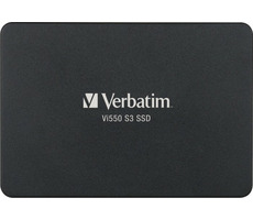 Verbatim Vi550 S3 512 GB / SSD / 2,5 Zoll / SATA III / 3D NAND / R: 560 MB / W: 535 MB / IOPS R: 75413 W: 86756 / MTBF 2 mh / 3 Jahre