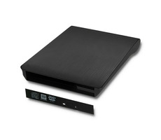 Qoltec 51867 externe Box für Mechanik schwarz / USB 3.0 und SATA / 12,7 mm