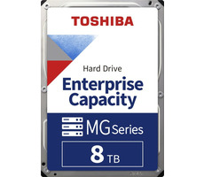 Toshiba Enterprise Capacity MG08 8 TB 512e / HDD / 3,5 Zoll / SATA 6 Gbit / 256 MB Cache / 7.200 U/min / intern / 5 Jahre