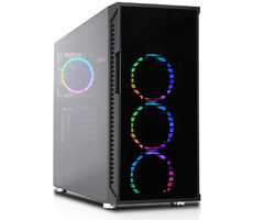 Nanoxia Deep Silence A-RGB / ATX / 2x USB 2.0 + 3x USB 3.0 + 1x USB-C / RGB-Beleuchtung