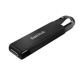 SanDisk Ultra 64 GB schwarz / Flash Disk / USB 3.1 Gen 1 Typ-C / Geschwindigkeit bis zu 150 MB 
