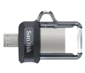 SanDisk Ultra Dual M3.0 256 GB schwarz / Flash Disk / USB-A 3.0 & MicroUSB 2.0 / Lesen: 130 MB
