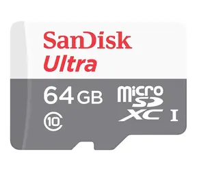 SanDisk Ultra microSDXC 64 GB / Klasse 10 / UHS-I / Lesen: bis zu 100 MB