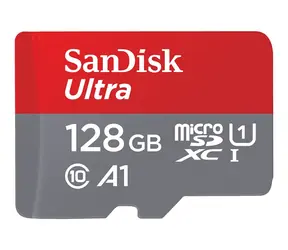 SanDisk Ultra microSDXC 128 GB / Klasse 10 / UHS-I / Lesen: bis zu 100 MB